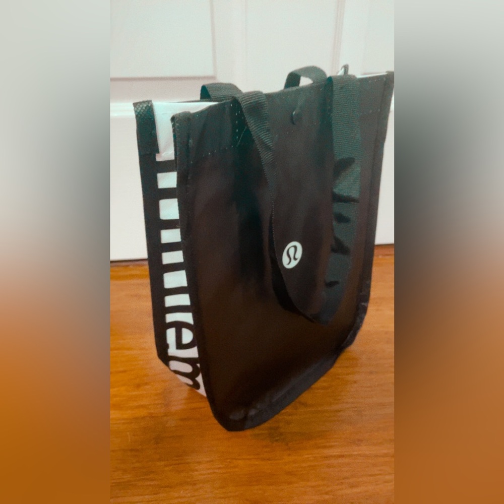 Black & White Authentic Lululemon Bag